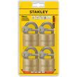 Stanley Sárgaréz lakat, normál kengyellel 50mm 4 db-os csomag (S742-039) Stanley Sárgaréz lakat, normál kengyellel 50mm 4 db-os csomag (S742-039)