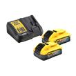 DeWalt Kefe-nélküli Ütvefúró-csavarozó + 2db Powerstack 5.0Ah akku + koffer (DCD805H2T) DeWalt Kefe-nélküli Ütvefúró-csavarozó + 2db Powerstack 5.0Ah akku + koffer (DCD805H2T)