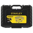 Stanley 1/2" Dugókulcs Szett 5 Fokonkénti Fogazással, 24 Részes Kemény Dobozban (STMT82830-1) Stanley 1/2" Dugókulcs Szett 5 Fokonkénti Fogazással, 24 Részes Kemény Dobozban (STMT82830-1)