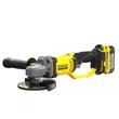 Stanley FatMax V20 akkumulátoros sarokcsiszoló, 125 mm (SFMCG400M2K) Stanley FatMax V20 akkumulátoros sarokcsiszoló, 125 mm (SFMCG400M2K)