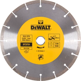 DeWalt szegmentált gyémántszemcsés vágótárcsa 230 x 22mm (DT3731)