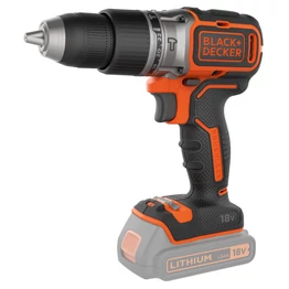 Black+Decker 18V Lithium-ion akkumulátoros, kefe nélküli, 2 sebességes ütvefúró, akkumulátor és töltő nélkül. (BL188N)