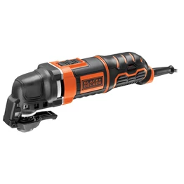 Black+Decker 300 W multifunkciós rezgőszerszám - szerszám nélküli befogással, tartozékokkal, kofferben (MT300KA)