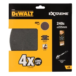 DeWalt Extreme Csiszolóháló 240g 225mm (DTM8683)