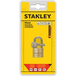 Stanley Sárgaréz lakat, hosszított kengyellel 25mm (S742-041)