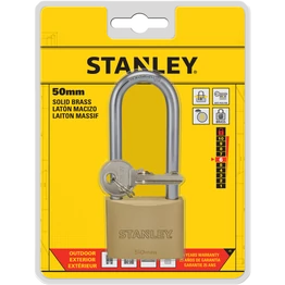 Stanley Sárgaréz lakat, hosszított kengyellel 50mm (S742-044)
