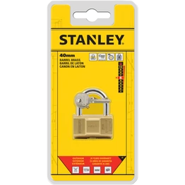 Stanley Hengeres tömör sárgaréz lakat, 40mm (S742-046)
