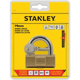 Stanley Hengeres tömör sárgaréz lakat, 70mm (S742-048)