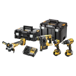 DeWalt 18V Kefe-nélküli Gépszett 4 részes (DCK429P3T)