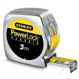 Stanley PowerLock fémházas mérőszalag 3méter (0-33-218) Stanley PowerLock fémházas mérőszalag 3méter (0-33-218)
