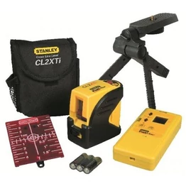Stanley FatMax CrossLine CL2XTi keresztsugaras lézeres szintező készlet 25m (1-77-121) Stanley FatMax CrossLine CL2XTi keresztsugaras lézeres szintező készlet 25m (1-77-121)