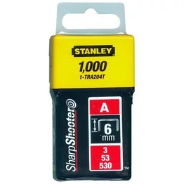 Stanley Tűzőkapocs "A"  6mm (3/53/530) 1000db (1-TRA204T) Stanley Tűzőkapocs "A"  6mm (3/53/530) 1000db (1-TRA204T)