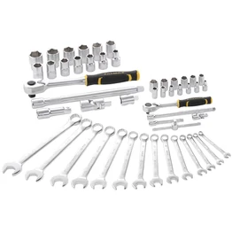 Stanley Fatmax 1/4" + 1/2" Csillag-Villáskulcs Szett 3 Fokonkénti Fogazással, 49 Részes Kemény Dobozban (FMMT82827-1) Stanley Fatmax 1/4" + 1/2" Csillag-Villáskulcs Szett 3 Fokonkénti Fogazással, 49 Részes Kemény Dobozban (FMMT82827-1)