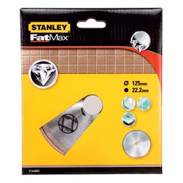 Stanley FatMax gyémántszemcsés csempevágó tárcsa 125 x 22mm (STA38007)