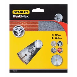 Stanley FatMax szegmentált gyémántszemcsés vágótárcsa 125 x 22mm (STA38107)