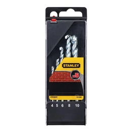 Stanley Fúrószár készlet Kőhöz 4 mm, 5 mm, 6 mm, 8 mm, 10 mm, (STA56035)