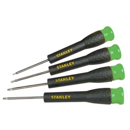 Stanley precíziós rögzített pengés csavarhúzó készlet,  4 részes, Torx (STHT0-62630) Stanley precíziós rögzített pengés csavarhúzó készlet,  4 részes, Torx (STHT0-62630)
