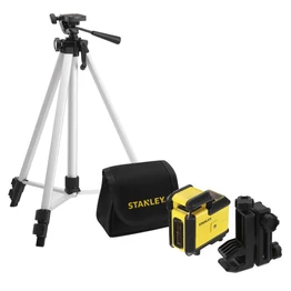 Stanley SLL360 Keresztlézer, Tripod, Táska – Vörös (STHT77640-1)