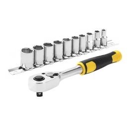 Stanley 1/4 " Dugókulcs Szett 5 Fokonkénti Fogazással (STMT82666-0) Stanley 1/4 " Dugókulcs Szett 5 Fokonkénti Fogazással (STMT82666-0)