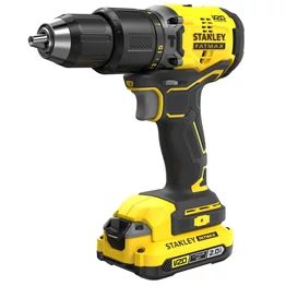 Stanley FatMax V20 Akkus Kefe-nélküli ütvefúró-csavarozó 2x2.0Ah akku + koffer (SFMCD715D2K)