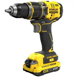 Stanley FatMax V20 Akkus kefe-nélküli ütvefúró/csavarozó + 2db 2.0Ah akku (SFMCD721D2K)