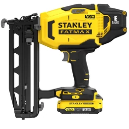 Stanley FatMax V20 akkumulátoros tűző és szegezőgép 16G (SFMCN616D2K) Stanley FatMax V20 akkumulátoros tűző és szegezőgép 16G (SFMCN616D2K)