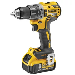 DeWalt Kefe-nélküli Fúró-csavarozó + 2db 5.0Ah akku (DCD791P2)