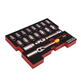 Stanley  FatMax Tstak 1/2"os dugókulcs készlet 20 részes (FMHT0-74297) Stanley  FatMax Tstak 1/2"os dugókulcs készlet 20 részes (FMHT0-74297)