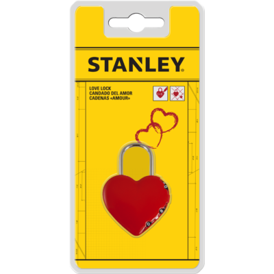Stanley szív alakú lakat (S742-065)