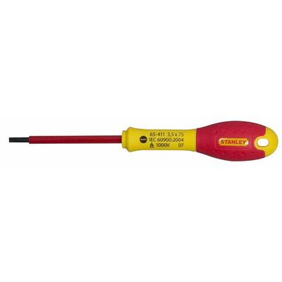Stanley FatMax szigetelt csavarhúzó lapos 3,5 x 75mm (0-65-411)