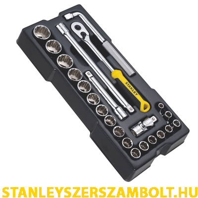 Stanley Transmodule rendszer 23 részes 1/2, 12pontos dugókulcs készlet (STMT1-74726)