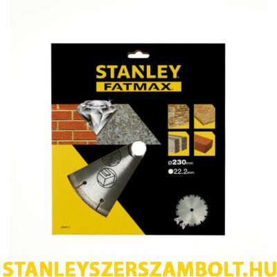 Stanley FatMax szegmentált gyémántszemcsés vágótárcsa 230 x 22mm (STA38117)