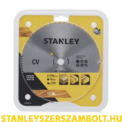 Stanley Körfűrészlap 190x16 100T (STA10215)