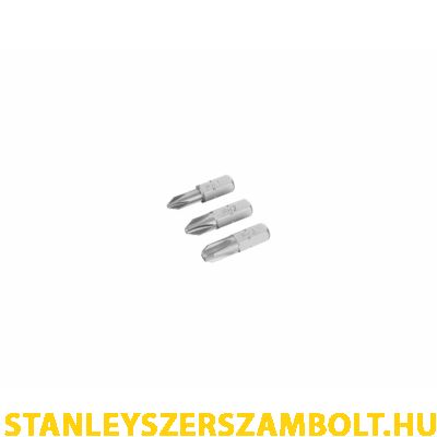 Stanley PH1, PH2, PH3 Bitfej szett 25mm (STA61023)