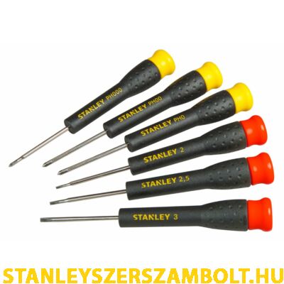 Stanley precíziós rögzített pengés csavarhúzó készlet, 6 részes (STHT0-62632)