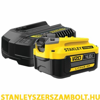 Stanley FatMax V20 Akku pakk 1x4.0Ah akkumulátor + töltő (SFMCB14M1)