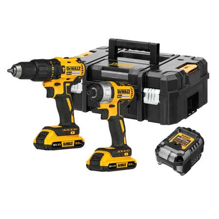 DeWalt 18V Kefe-nélküli Páros készlet (DCD778, DCF787) (DCK2060D2T)