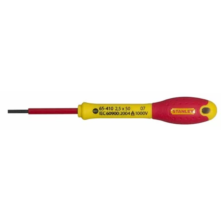 Stanley FatMax szigetelt csavarhúzó lapos 2,5 x 50mm (0-65-410)