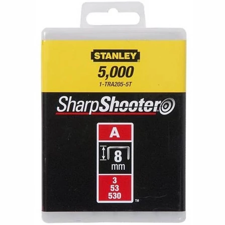 Stanley Tűzőkapocs "A"  8mm (3/53/530) 5000db (1-TRA205-5T)