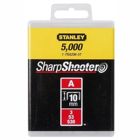 Stanley Tűzőkapocs "A" 10mm (3/53/530) 5000db (1-TRA206-5T)