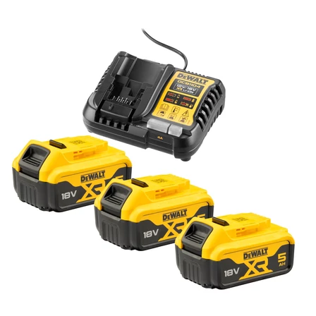 DeWalt Akku pakk 3x5Ah akkumulátor + töltő (DCB1104P3)