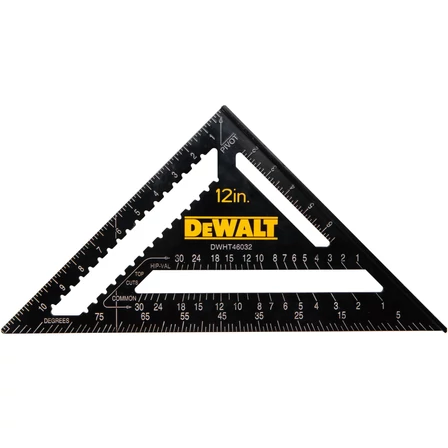 DeWalt Derékszögű Háromszög vonalzó 12" (DWHT46032-0)