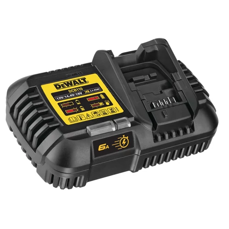 DeWalt 12V/18V Gyorstöltő 6A (DCB116)