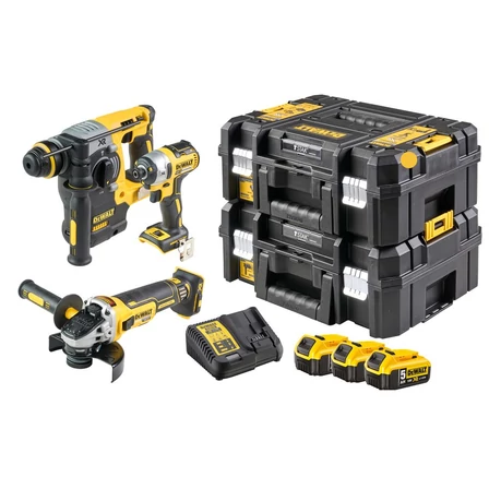 DeWalt 18V XR 3 részes Gépszett (DCK305P3T)