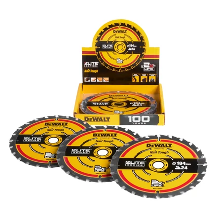 DeWalt ELITE körfűrészlap 184x20mm 24T (DT10401)