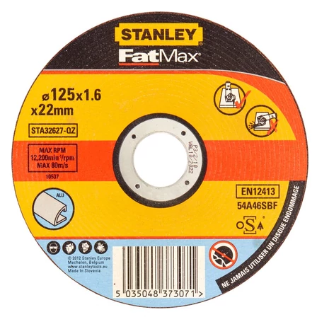 Stanley FatMax ALU vágókorong 125 x 1,6 x 22mm (STA32627)