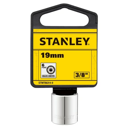 Stanley 3/8" Drive 6P Dugókulcs 19 mm (STMT86314-0)