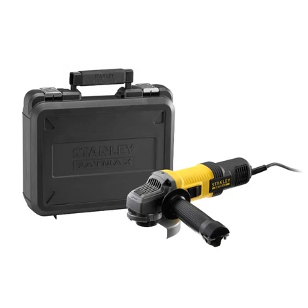 Stanley FatMax 115mm Sarokcsiszoló 850W + Koffer (FMEG210)