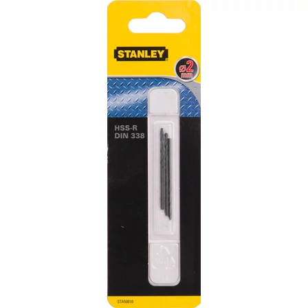 Stanley fémfúrószár HSS-R DIN338  2 x 24 x 49mm 3db (STA50010)