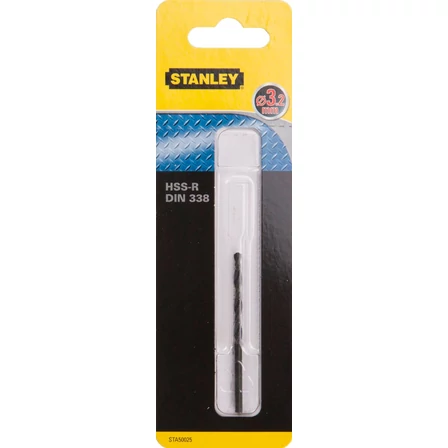 Stanley fémfúrószár HSS-R DIN338  3,2 x 36 x 65mm (STA50025)